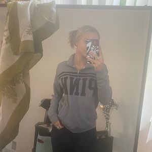 Vintage Pink Quarter Zip Small